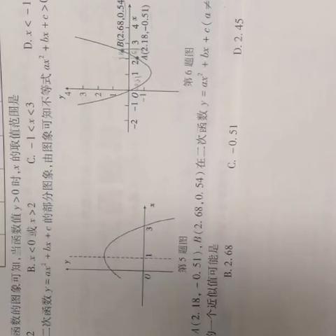 第十讲二次函数与一元二次方程