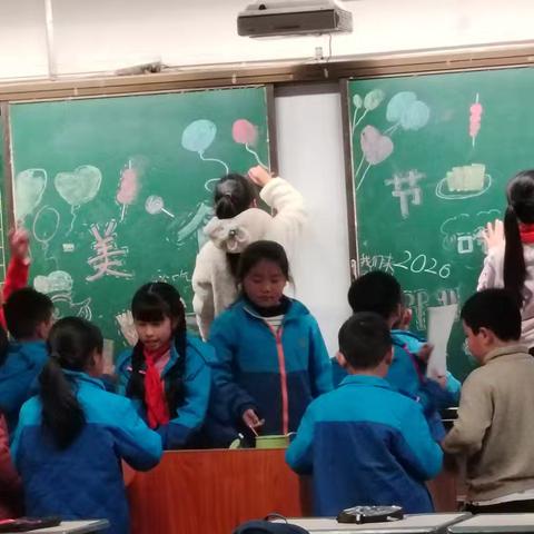 迎新年，舌尖上的教室欢乐颂 一一三（5）青松班美食节