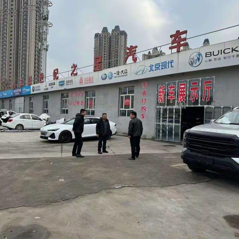 五家渠分公司拜访车商门店