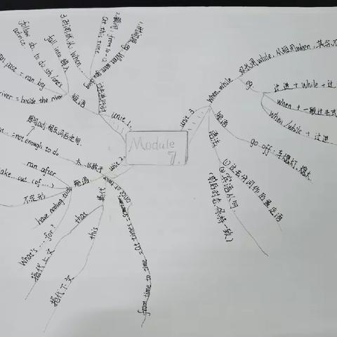 察哈尔校区初二8班思维导图作业展