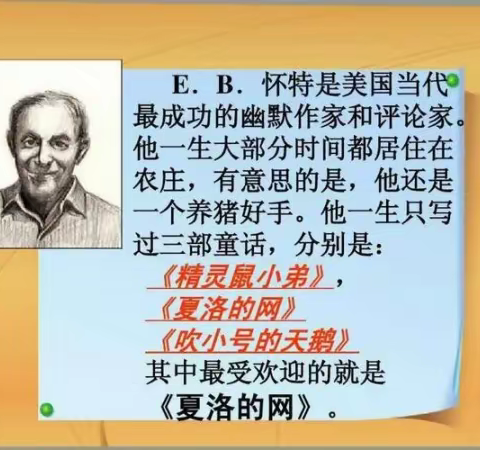 阅读·悦读·越读－乐园小学三年级“同读一本书”好书推荐第一期《夏洛的网》