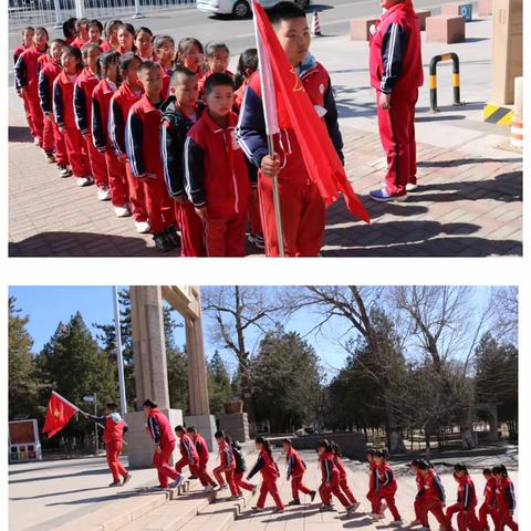 【经开许小】清明祭英烈，清明悼英魂--许家庄小学清明祭英烈活动在烈士陵园举行