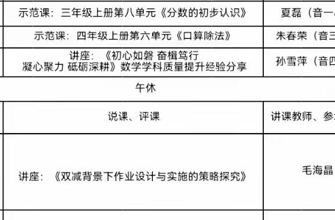 小学数学学科“双减”背景下如何“减负提质”区域研讨活动