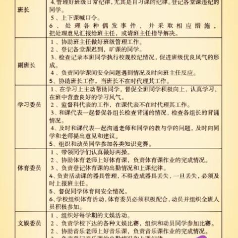 循梦而行，向阳而生！ ——七三班竞选班干部