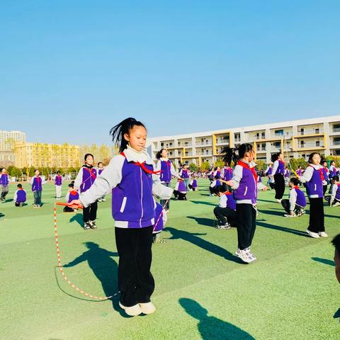 梦溪少年   “绳”采飞扬——梦溪实验学校快乐大课间“悦动绳操 • 花式跳绳”特色活动评比