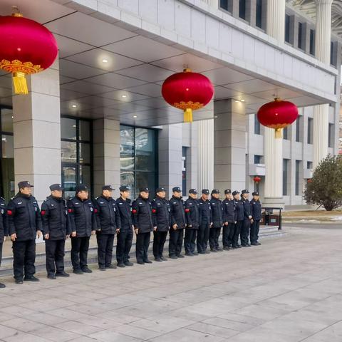 2024年柳林县人民医院春节晚会，安保勤务圆满完成。