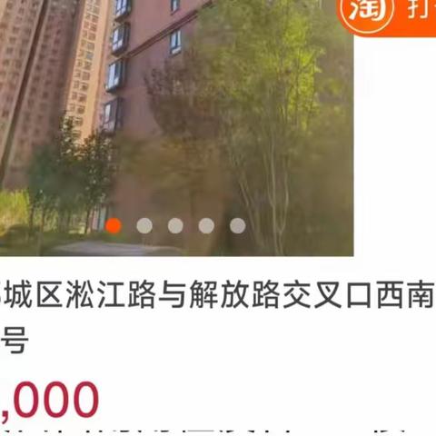 河南省漯河市中级人民法院定于2023年12月份在淘宝网司法拍卖平台对漯河市郾城区农村信用合作联社债权对应的抵押物进行第一次司法拍卖，有购买意向者请关注！