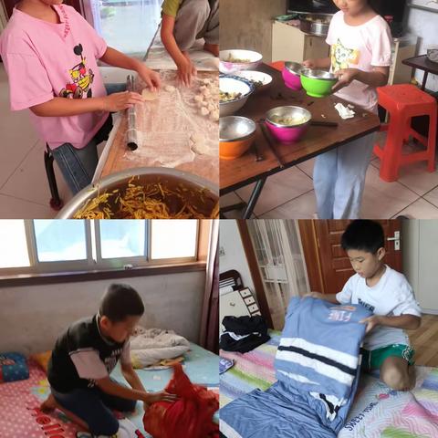 国庆假期，乐享劳动——大沿村中心小学四（2）班劳动实践教育活动