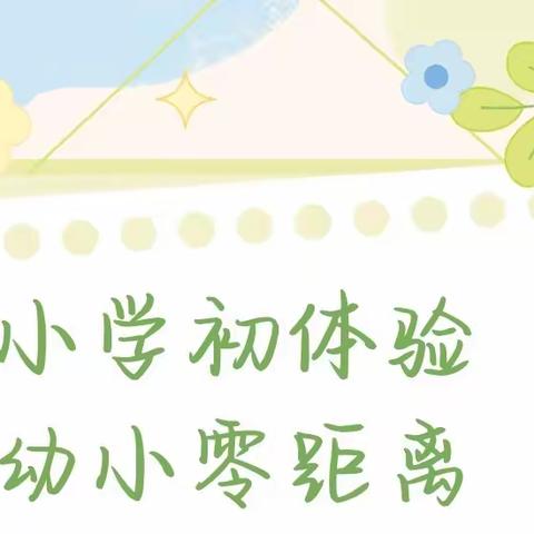 【习惯养成】小学初体验，幼小零距离——阜宁金沙湖幼儿园大二班幼小衔接之走进小学