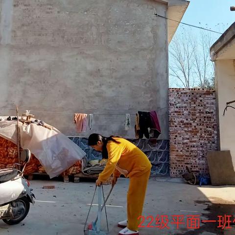 打扫庭院，清理家园-22级平面一班