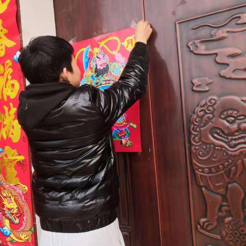 22级平面一班德育作业“红红火火过大年”