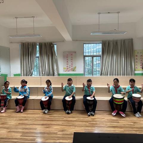 “鼓动未来   音你精彩”——羊村庙小学非洲鼓社团活动总结
