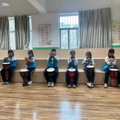 鼓动精彩～羊村庙小学非洲鼓社团总结