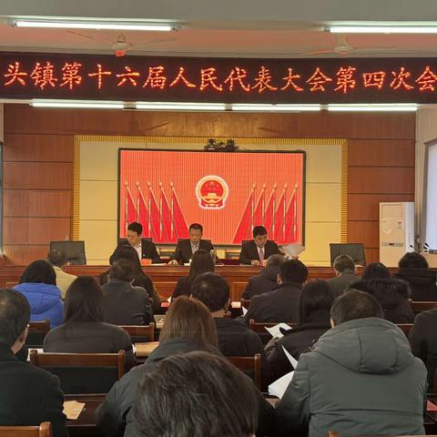 潭头镇召开第十六届人民代表大会第四次会议