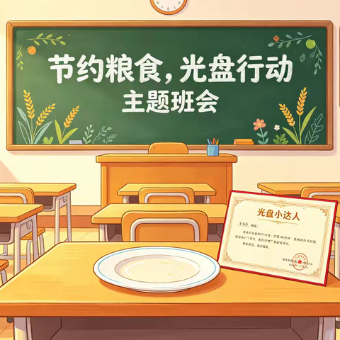 惜粮于心，光盘于行——宣化区米市街小学主题班会纪实