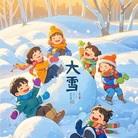 大雪至·寒冬始——褚墩镇永安小学附属幼儿园“大雪”节气主题活动