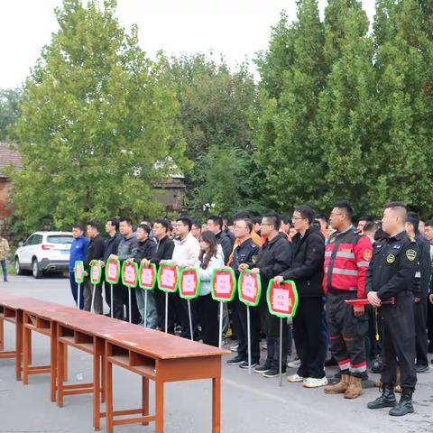 博山区组织社区应急救援站 综合救援技能比武