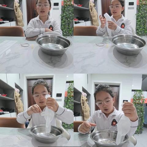 【实小科创】五常市实验小学三年六班科学小实验《扎不破的袋子》