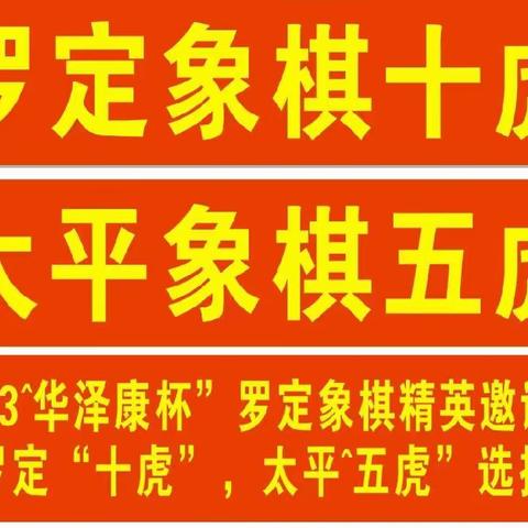 以棋会友 棋逢对手|罗定市这场象棋比赛精彩绝伦