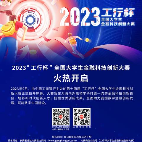 2023“工行杯”全国大学生金融科技创新大赛火热开启——邀您参加