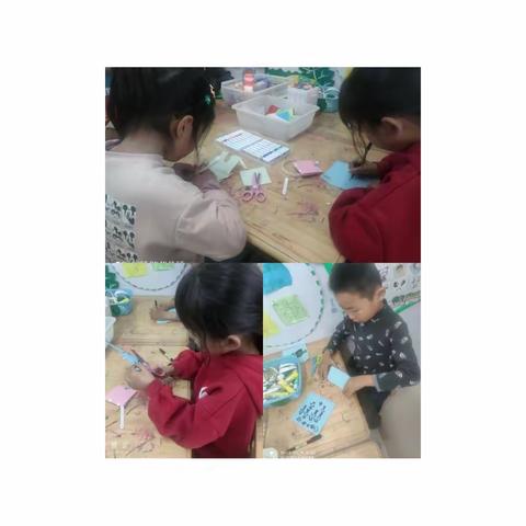清平镇中心幼儿园大一班室内美工区观察记录