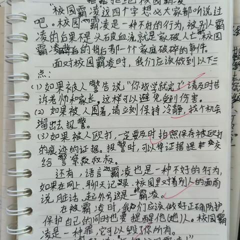 《向校园欺凌说不》主题班会感想