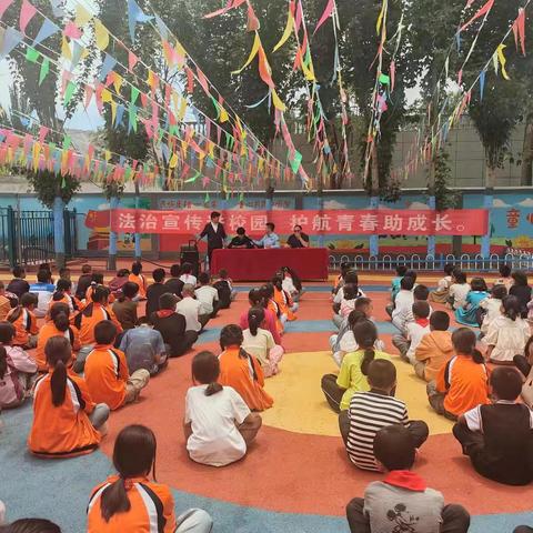 法治阳光护成长 普法宣讲进校园—甘都镇桥五小学