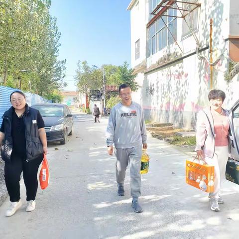 敬老承欢桑梓地，祈祥更插越椒联—王舍人街道办东沙河四村开展重阳节慰问活动