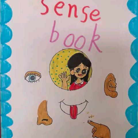 My sense book 宝子们做的第一本英语小绘本，还是挺不错的哦。