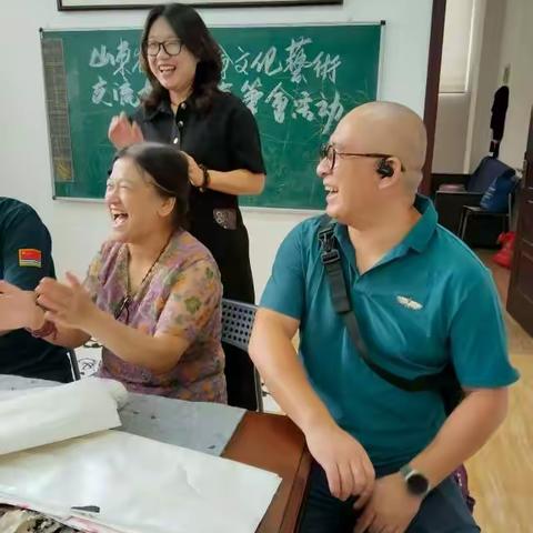 琴岛书画院书画交流活动：笔墨传情，艺韵流芳