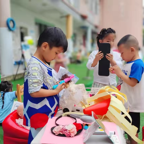 长大以后干什么——上埠镇中心幼儿园庆六一活动之筑梦儿童理想国