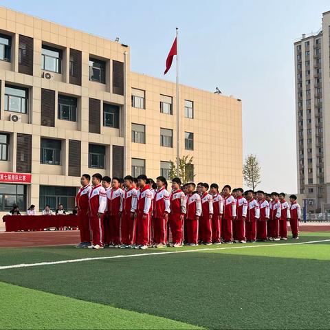 【全环境立德树人•德心成长】——庆云县云龙小学举办第七届路队比赛