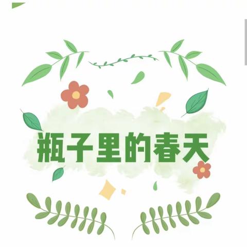 【班级风采】创意泥工活动---《瓶子里的春天》