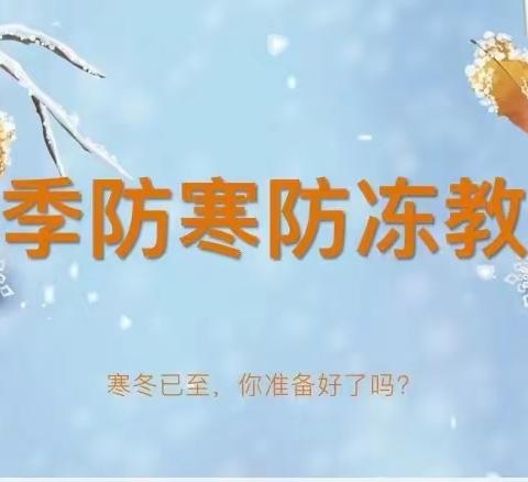 【全环境立德树人】防寒防冻 安全过冬——德平镇中心幼儿园防寒防冻主题活动