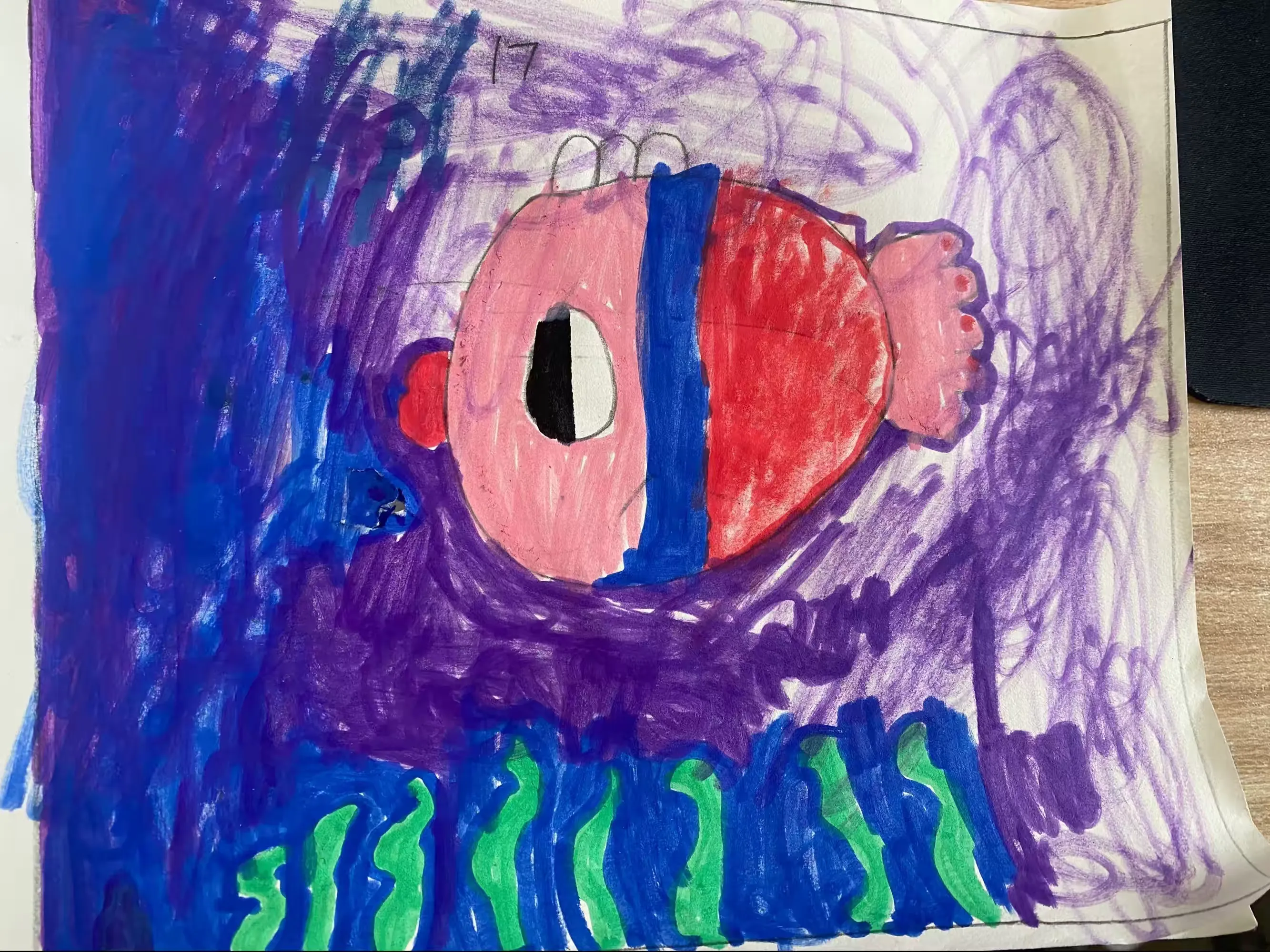 简篇-孩子们眼中的海洋——湖头镇姜家庄联小一年级一班绘画🎨