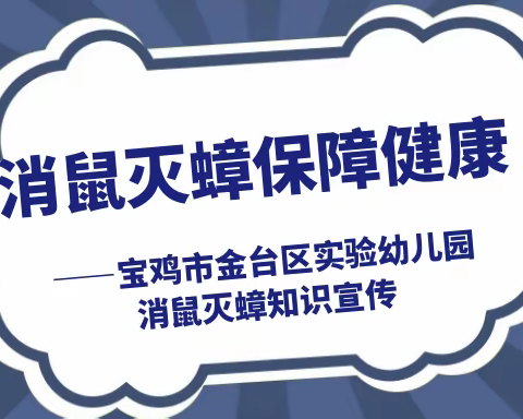 消鼠灭蟑保障健康—— ﻿宝鸡市金台区百翠幼儿园鼠灭蟑知识宣传