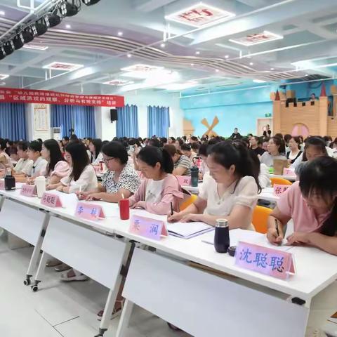 教育部-联合国儿童基金会“幼儿园教师培训机构培训管理与课程开发项目”2024年河南省方城县“区域游戏的观察、分析与有效支持”培训（第三天）