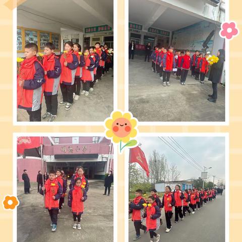 缅怀革命先烈，弘扬爱国精神——莲花小学清明祭扫烈士墓活动