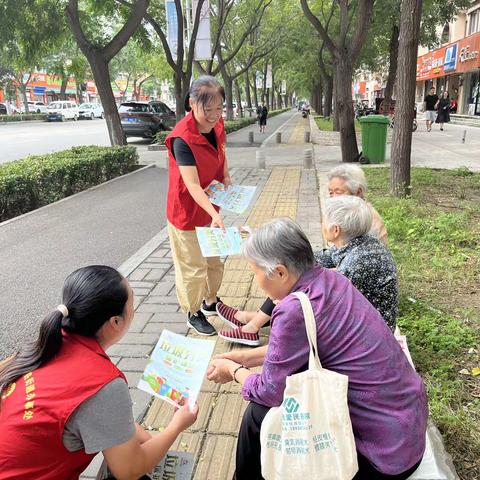 中鹤社区开展垃圾分类宣传活动