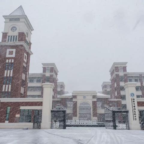 冬天的第一场雪来啦～～瑞雪兆丰年，24高考加油😊