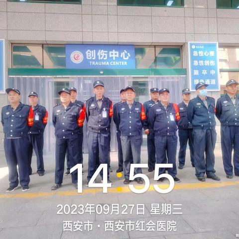 碑林保安“喜迎中秋，祖国生日”常抓不懈，积极构建双节“安全防护网”