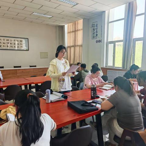 学思并行共成长 凝心聚力促发展——乌海六中语文组教研活动