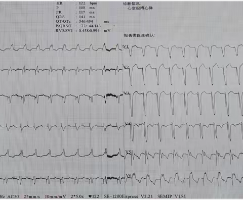 81 岁高龄老人“心动”危机，  绿色电脉冲技术一小时解除十年顽疾