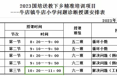 精准把脉诊断问题，有效指导促进成长——国培计划(2023)新密市送教下乡问题诊断纪实