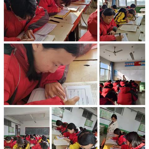 笔墨生香，书写未来 ---石横中学九年级英语衡水体书法比赛记实