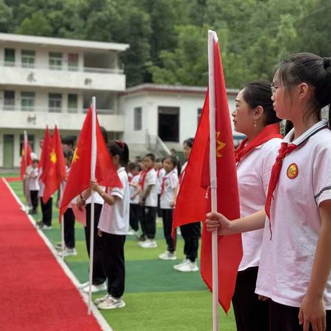 红领巾，我为你自豪——小河镇康坪完全小学少先队员纳新活动