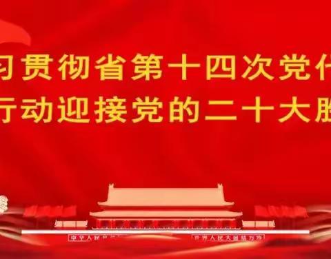 【书记党建项目】站滩小学学习贯彻甘肃省第十四次党代会精神