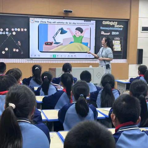 巧筑美好作息，深耕高效课堂——明德小学英语组教研活动