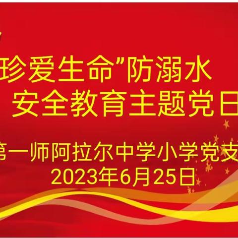 党建引领筑防线  齐心协力防溺水