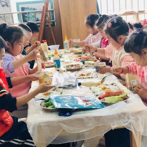 【食育课程】“美味寿司DIY — 快乐幸福卷起来”-福苗幼儿园